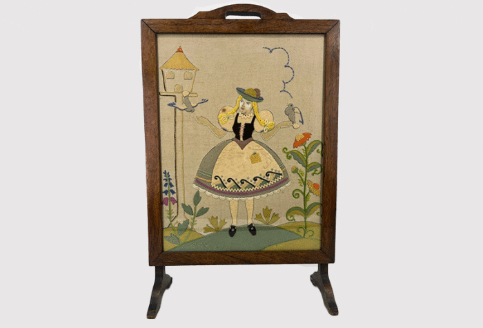 Antique Fireplace Stitching