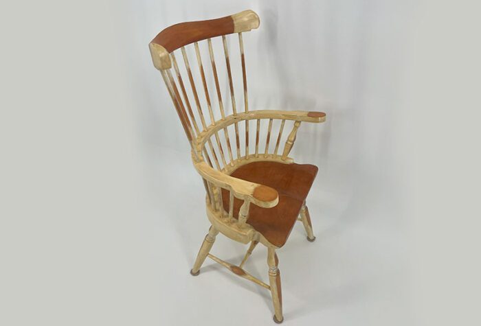 Multi Wood Small Chair - Image 2