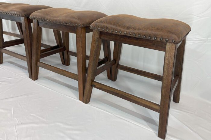 Leather Stools - Image 2
