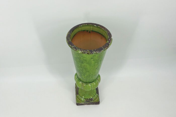 Antique Large Green Vase - Image 2