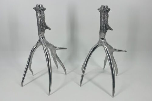 Pair of Silver Candle Holders
