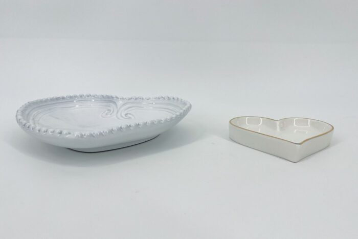 Pair of Heart Shaped Dishes - Image 3