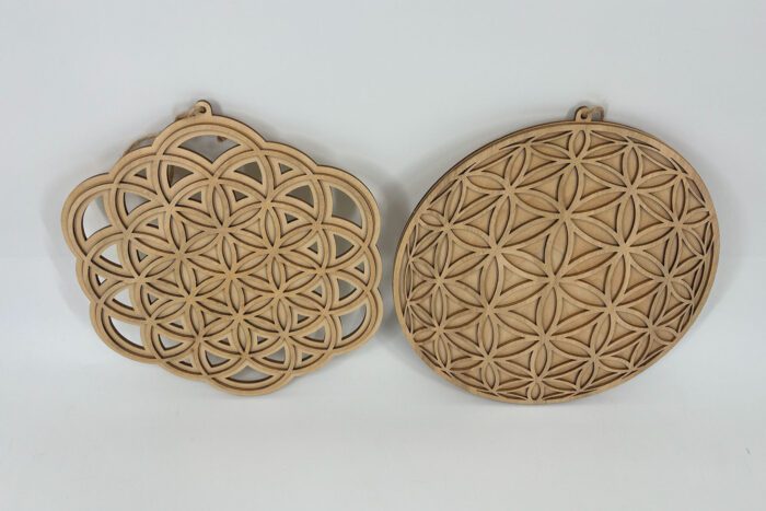 Pair of Flower of Life Hangings - Image 2