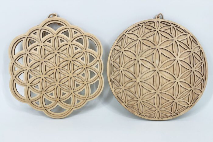 Pair of Flower of Life Hangings